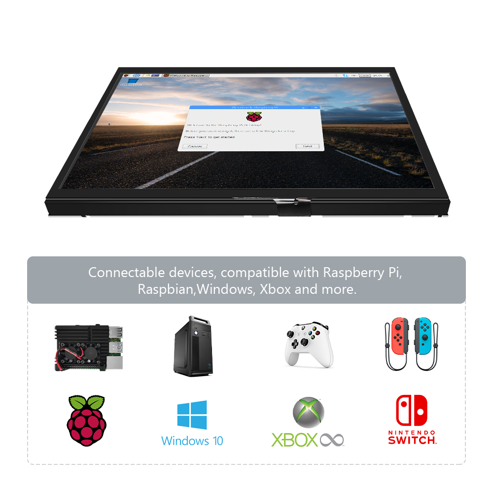 10.1 inch HDMI LCD (H) Compute - Raspberry Pi 10.1 Inch Capacitive Touch Screen Ips 评论和价格